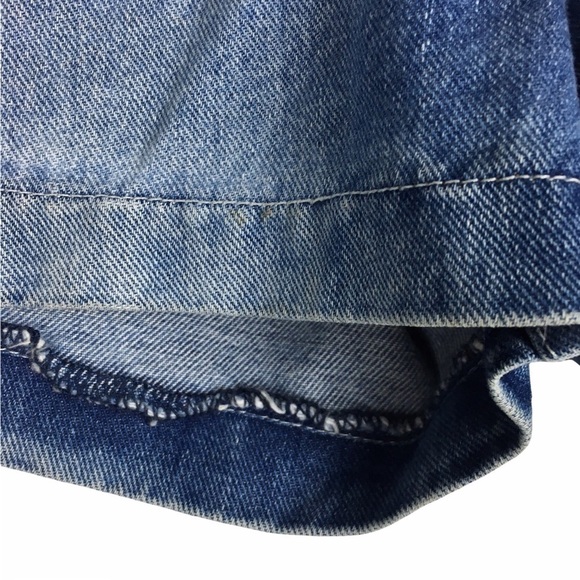 JORDACHE Vintage Jean Shorts High Rise Medium Wash Denim 100% Cotton Size 9/10 - Picture 8 of 10